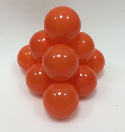 Шарики для игрового бассейна Hotenok, диаметр 7 см, оранжевый, 50 шт