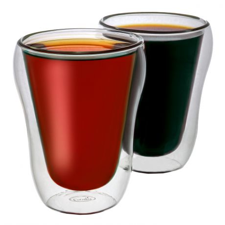 Необычный стакан CnGlass с двойными стенками, набор из 2 шт. по 250 мл