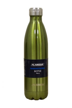 Бутылка-термос 750 мл FlameClub Bottle-750, зеленая