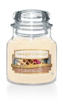 Свеча ароматическая Yankee Candle Бельгийские вафли/ Belgian Waffles 25-40 ч
