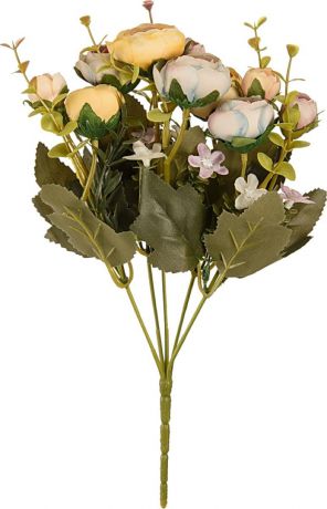 Искуственный цветок Вещицы "Ранункулюс", B-YI-39, желтый, 27 см