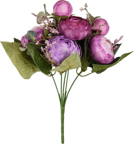 Искуственный цветок Вещицы "Ранункулюс", B-YI-36, фиолетовый, 27 см