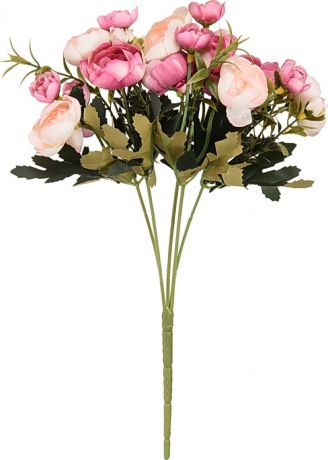 Искуственный цветок Вещицы "Ранункулюс Микс", B-YI-32, розовый, 28 см