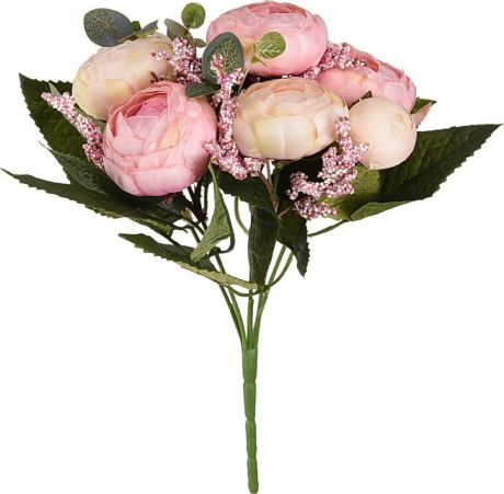 Искуственный цветок Вещицы "Ранункулюс", B-YI-36, нежно-розовый, 27 см