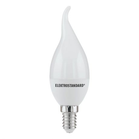 Лампочка Elektrostandard светодиодная Свеча на ветру CDW LED D 6W 6500K E14, Холодный свет 6 Вт, Светодиодная