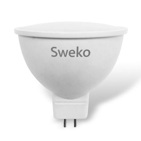 Лампочка Sweko 42LED-MR16-10W-230-6500K-GU5,3-5, Дневной свет 10 Вт, Светодиодная