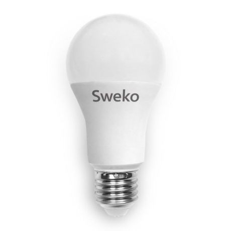 Лампочка Sweko 42LED-A60-15W-230-6500K-E27-5, Дневной свет 15 Вт, Светодиодная