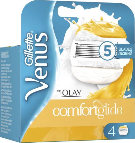 Сменные лезвия Gillette Venus Olay 4 шт