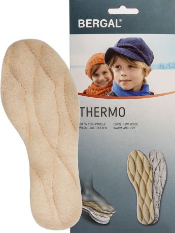 Стельки детские из натуральной шерсти BERGAL Thermo 35