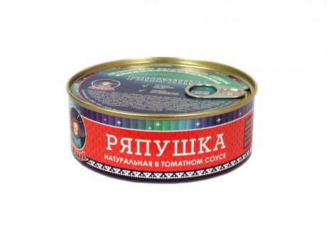 Рыбные консервы ТМ Ямалик "Ряпушка натуральный в томатном соусе" 240г.