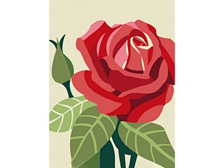 Алмазная мозаика Гранни "Роза", 15x20 см