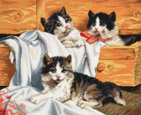 Набор для вышивания Овен "Котята. Джулиус Адам"