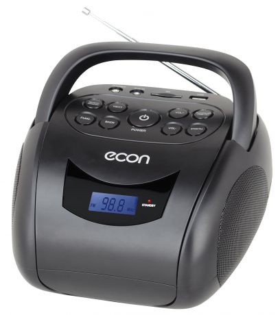 Магнитола ECON с USB и слотом под SD-карту, с FM радио