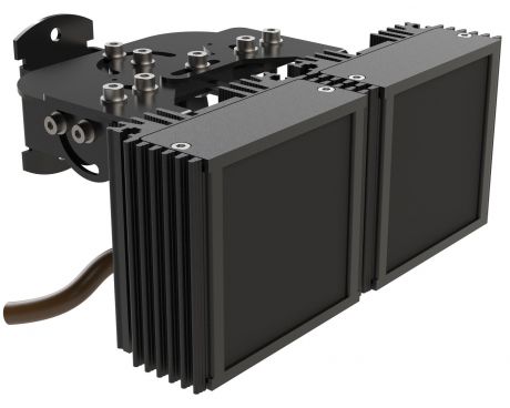 Инфракрасный прожектор Microlight IR VARIO M 5.0-50/45 с регулировкой угла для камеры с объективом 5.0-50 мм. Дальность до 110 метров ночного видения Уличный IP67