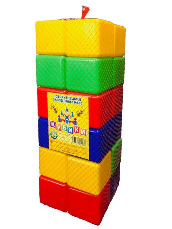 Игровой набор Новокузнецкий завод пластмасс ПИ000162 "Кубики в сетке" 24 шт.