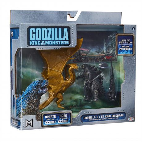 Игровой набор Годзилла и Кинг Гидора (Godzilla and King Ghidorah)