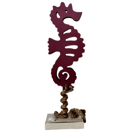 Настольный декор "Морской конек", морской декор, 8х26 см