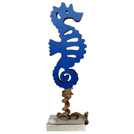 Настольный декор "Морской конек", морской стиль, 8х26 см