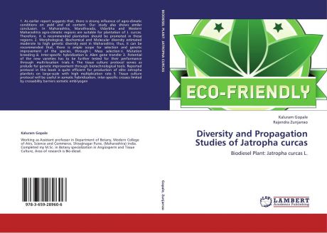 Kaluram Gopale and Rajendra Zunjarrao Diversity and Propagation Studies of Jatropha curcas