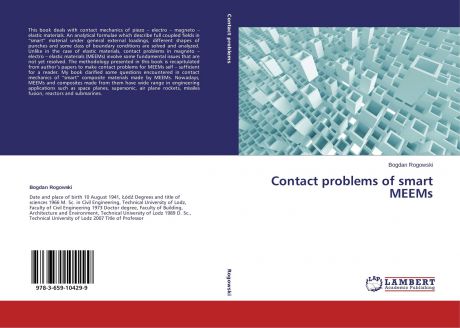 Bogdan Rogowski Contact problems of smart MEEMs