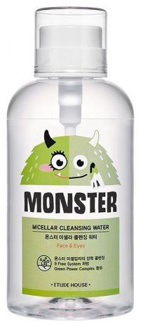 Мицеллярная вода Etude House Monster Micellar Cleansing Water Мицеллярная, 300 мл