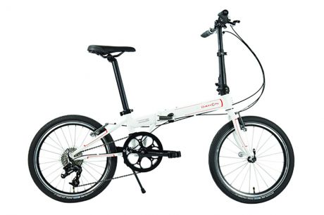 Велосипед складной DAHON SPEED D18 белый, крылья, багажник, насос, 18 скоростей