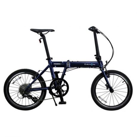 Велосипед складной DAHON HEMINGWAY D8 фиолетовый, крылья, багажник, насос, 8 скоростей