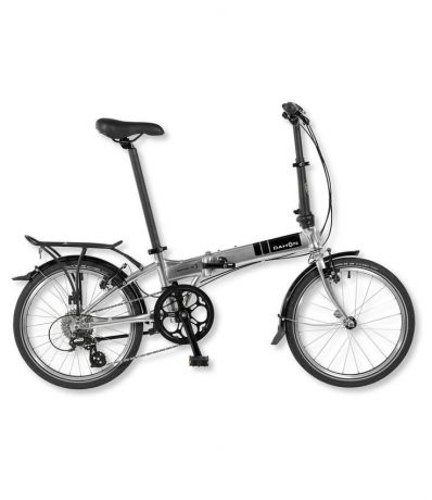 Велосипед складной DAHON MARINER D8 серый, крылья, багажник, насос, 8 скоростей