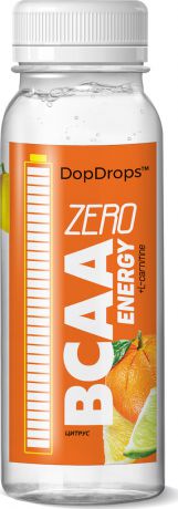 Тонизирующий безалкогольный напиток DopDrops Энерджи Зеро Кабс, со вкусом Цитрус, 240 мл