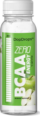 Тонизирующий безалкогольный напиток DopDrops Энерджи Зеро Кабс, со вкусом Зеленое яблоко, 240 мл