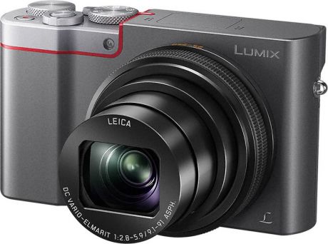 Компактный фотоаппарат Panasonic Lumix DMC-TZ100, серебристый