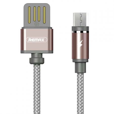 Кабель магнитный micro USB Remax Gravity series RC-095m - Bronze