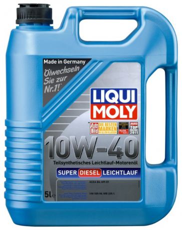 Моторное масло LIQUI MOLY Super Diesel Leichtlauf 10W-40 5 л