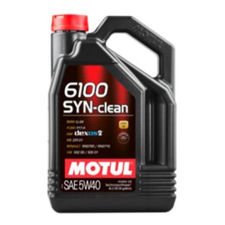 Моторное масло Motul 6100 SYN-clean 5W-40 4 л