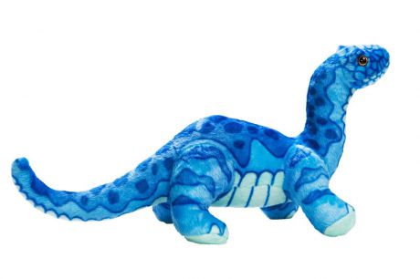 Игрушка мягкая Динозавр Диплодок, 40 см, синий