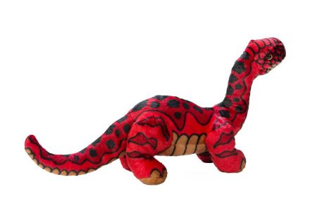 Мягкая игрушка Динозавр Диплодок, 40 см, красный