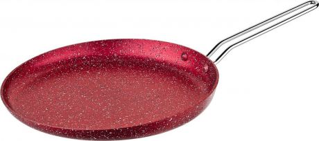 Сковорода блинная OMS, 3234-24-R, красный, с антипригарным покрытием, диаметр 24 см
