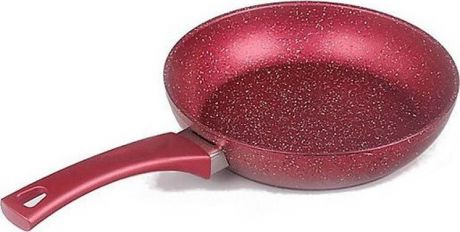 Сковорода OMS, 3210.00.07-20-R, красный, с антипригарным покрытием, диаметр 20 см