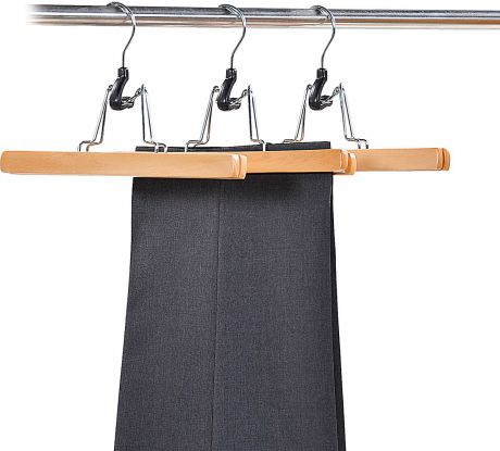 Набор вешалок для брюк Kesper, 6725-3, светло-коричневый, 3 шт
