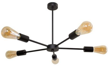 Потолочный светильник Дубравия Винт 5xE27x60, E27, 60 Вт