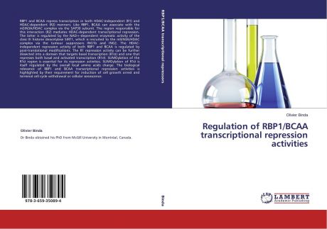 Olivier Binda Regulation of RBP1/BCAA transcriptional repression activities