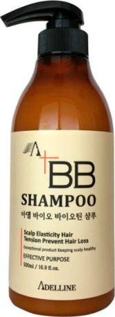 Adelline BB Shampoo Шампунь против выпадения волос, 500 мл