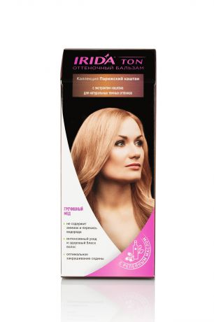 IRIDA TON для окраски волос оттеночный б-м ГРЕЧИШНЫЙ МЕД 50МЛ
