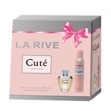 LA RIVE CUTE набор женский (парфюмерная вода, дезодорант)