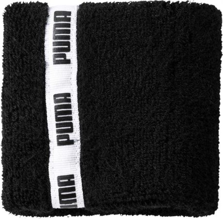 Напульсники Puma TR Ess Wristbands Classic, 05346403, черный, белый