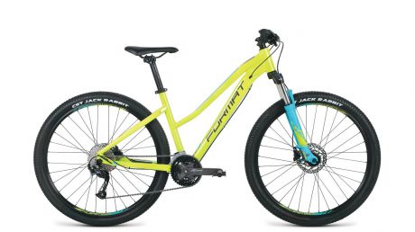 Женский велосипед Forward 7712 27,5" S 2019, желтый