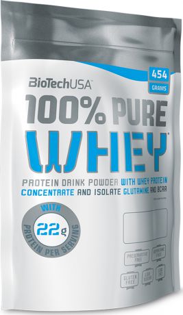 Протеин BioTech USA 100% Pure Whey, шоколад, 454 г