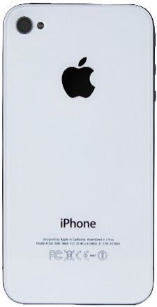Задняя крышка для iPhone 4 (белая)