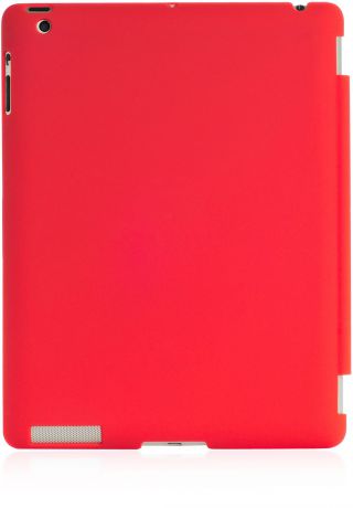 Чехол для планшета Gurdini накладка пластик прорезиненный red для Apple iPad 2/3/4, красный