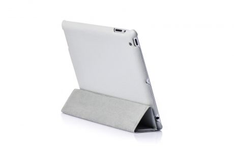 Чехол для планшета Gurdini кожа для Apple iPad 3, серый